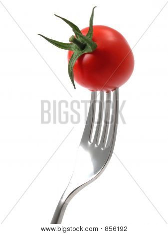 토마토 흰색 배경에 대해