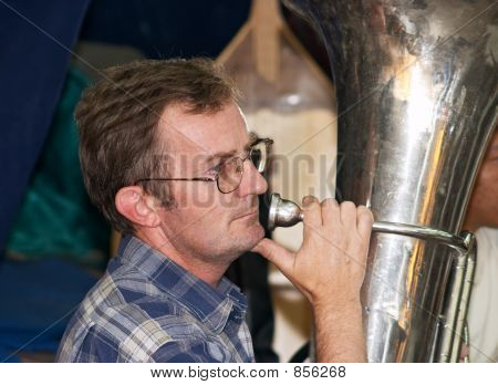 Tuba player