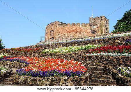 Tamworth castle and gardens.