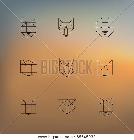 geometric animals