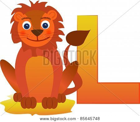 Animal Alphabet - Letter L is for lion
