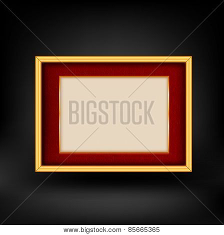 Red and gold luxury background