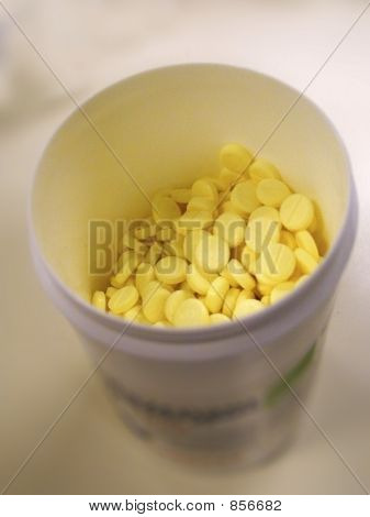Anti-Beruhigungsmittel Tabletten in der Pharmazie