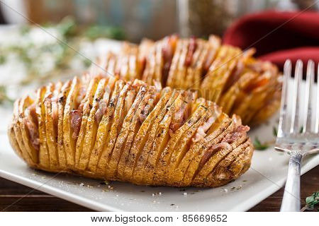 Hasselback potatoes