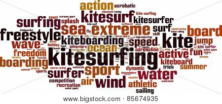Kitesurfing Word Cloud