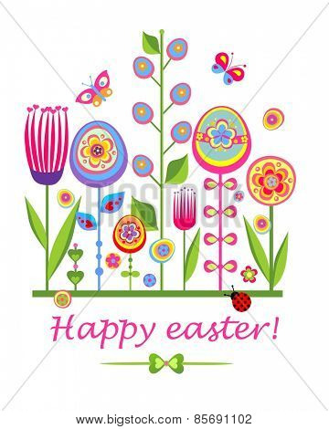 Funny easter card