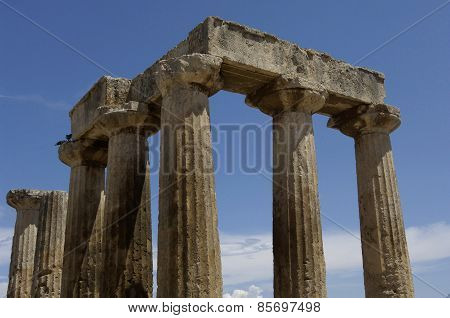 Ruins Of Historical Ancient Corinth