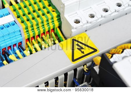 Panel With  Electrical Equipment