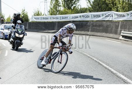 The Cyclist Thibaut Pinot - Tour De France 2014