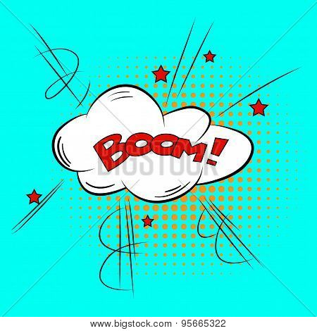 Comic Speech Bubble BOOM