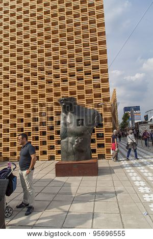 Poland Pavilion At Expo 2015 In Milan, Italy