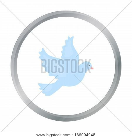 Dove icon of vector illustration for web and mobile design - stock vector