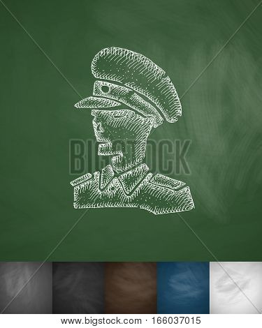 general icon. Hand drawn vector illustration. Chalkboard Design