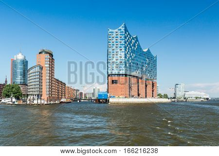 The Elbphilharmonie Building In The Port Of Hamburg