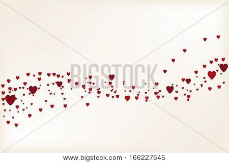 Vector card for Valentine's Day with handwritten text. The laconic style. Heart, stylized paper. Doodle, sketch.