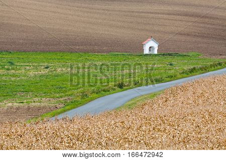 Moravian Fields. The landscape around Kyjov called the Moravian Tuscany Czechia Europe.