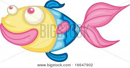illustration of fish on a white background