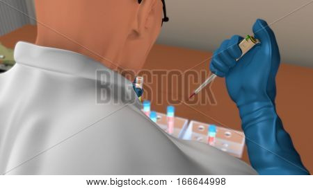 A blood test is a laboratory analysis performed on a blood sample that is usually extracted from a vein in the arm using a needle, or via fingerprick.