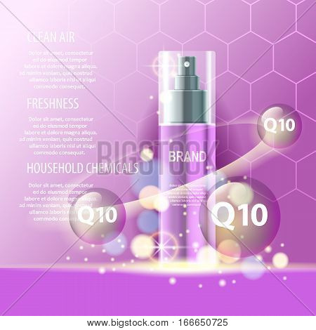 Realistic cosmetic tubes and bottles for yout projects