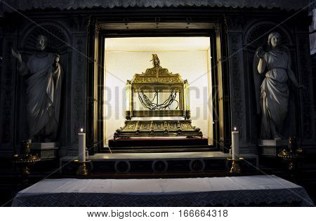Chains Of Saint Peter In San Pietro In Vincoli Church