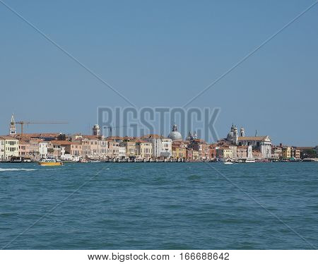 Giudecca Canal In Venice
