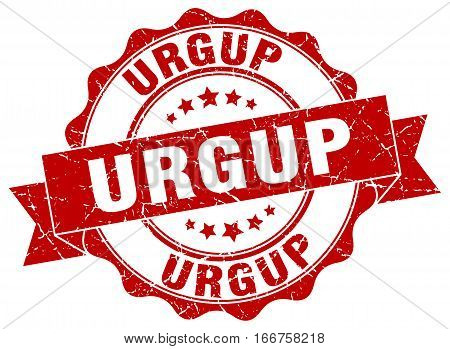 Urgup. round isolated grunge vintage retro stamp