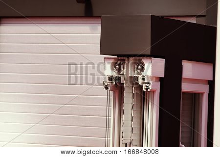 Aluminum Window Frames With Shutters