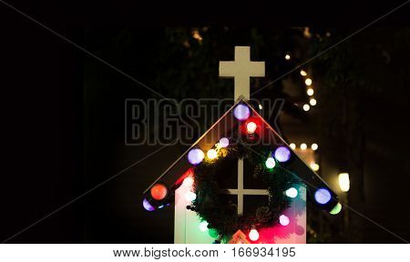 Decoration Light On House