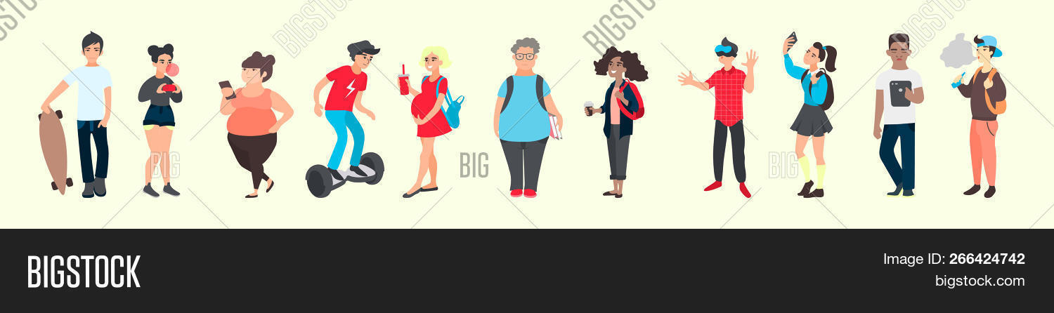 croud young people image photo free trial bigstock