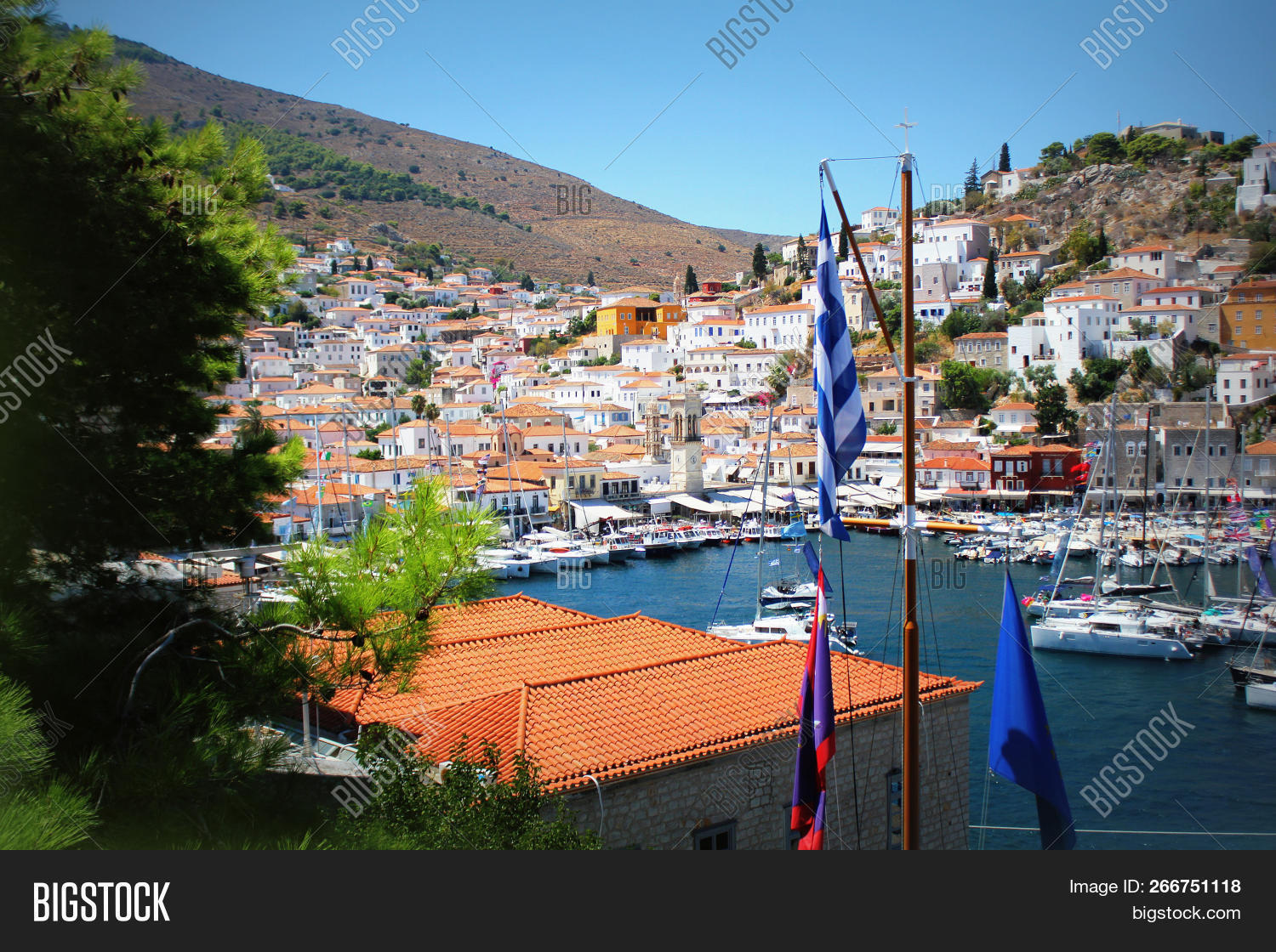 Landscape Hydra Island Image Photo Free Trial Bigstock The saronic gulf islands lie in the saronic gulf in the aegean sea southwest of athens. landscape hydra island image photo