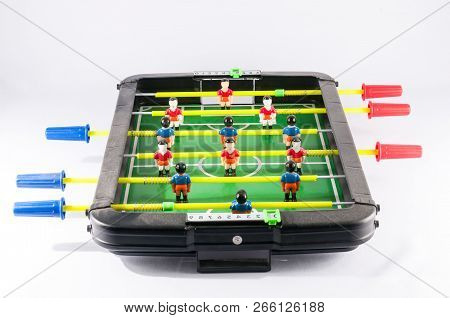 Classic Colored Plastic Foosball Football Toy Game