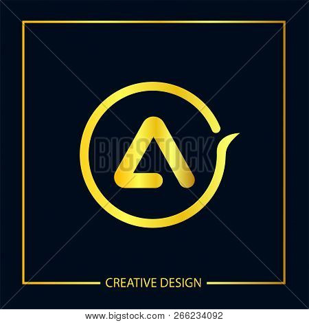 Modern And Minimalist Letter A Logo Template Design