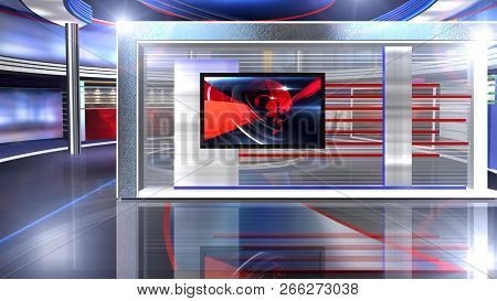 3d Rendering Virtual Set Studio For Chroma Footage Realize Your Vision For A Professional-looking St