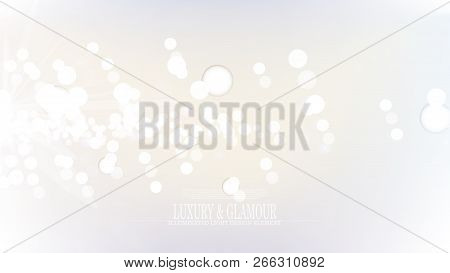 Vector Abstract Illuminated Luxury And Glamour Background