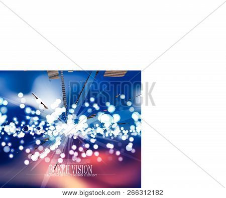 Vector Abstract Bokeh Vision Background Design V