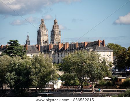 Tours Cathedral Is A Roman Catholic Church Located In Tours, Indre-et-loire, France. Its Name In Fre