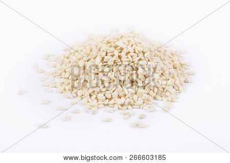 Sesame. Closeup Of Grains, Background Use.
