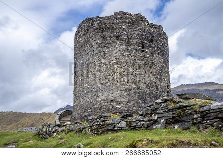 Dolbadarn Castle At Llanberis In Snowdonia National Park In Wales