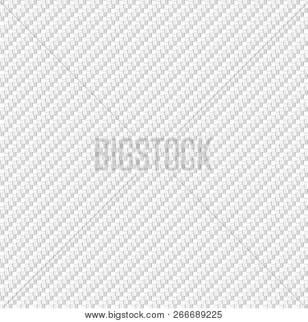 Vector Abstract White Carbon Fiber Material Texture Background Design