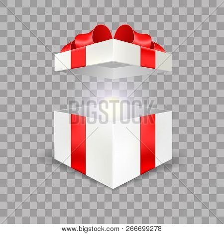 Opened White Gift Box Vector Photo Free Trial Bigstock
