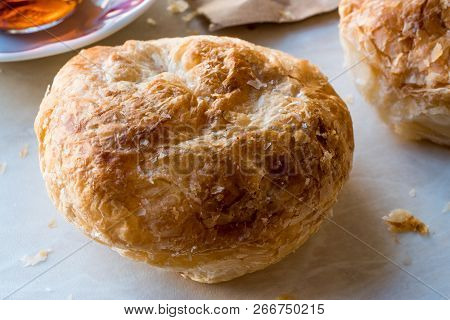 Izmir Boyoz / Round Borek With Tea