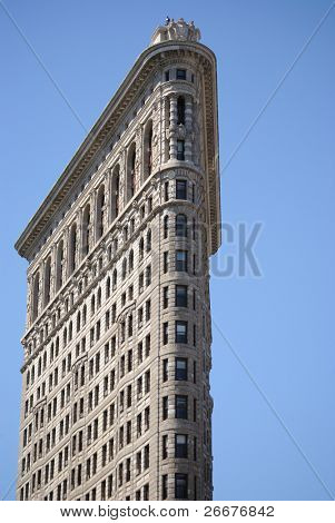 NEW YORK CITY - 3. července: The Flatiron budově na Manhattanu Červenec 3, 2010 v New Yorku, NY. Za 