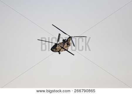 Planes Doing Stunts In The Sky In Spain