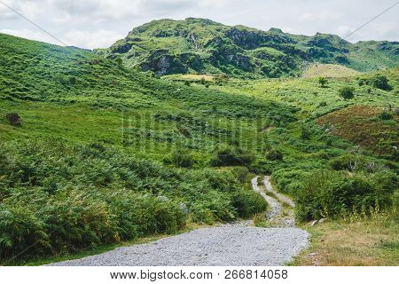Irish Mountains View From Carrauntoohil In Summer