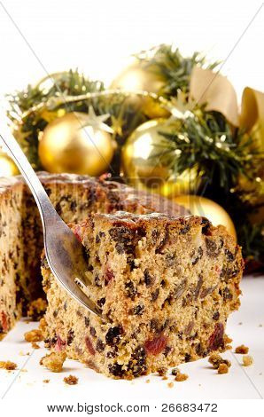 Nybakade jul fruktkaka