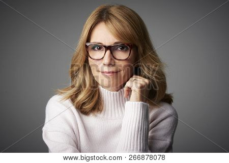 Confident Mature Woman Portrait