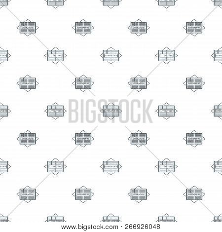Literature Pattern Vector Seamless Repeat For Any Web Design