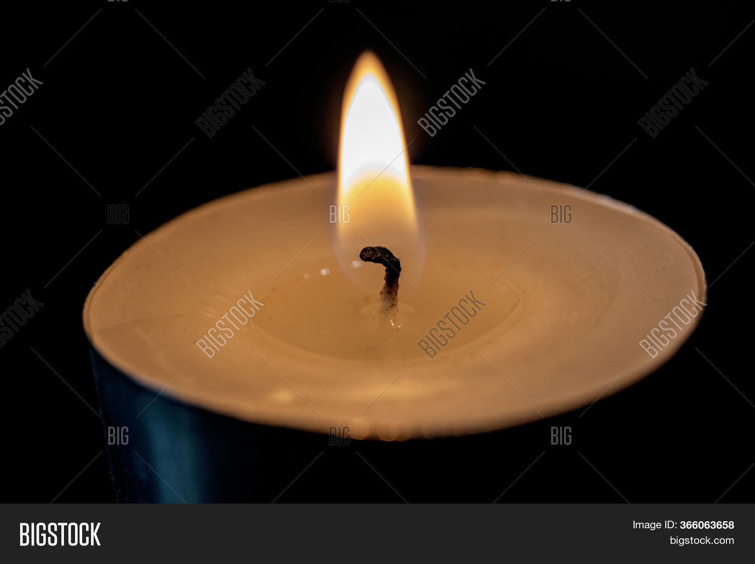Flame Small Candle Image & Photo (Free Trial) Bigstock