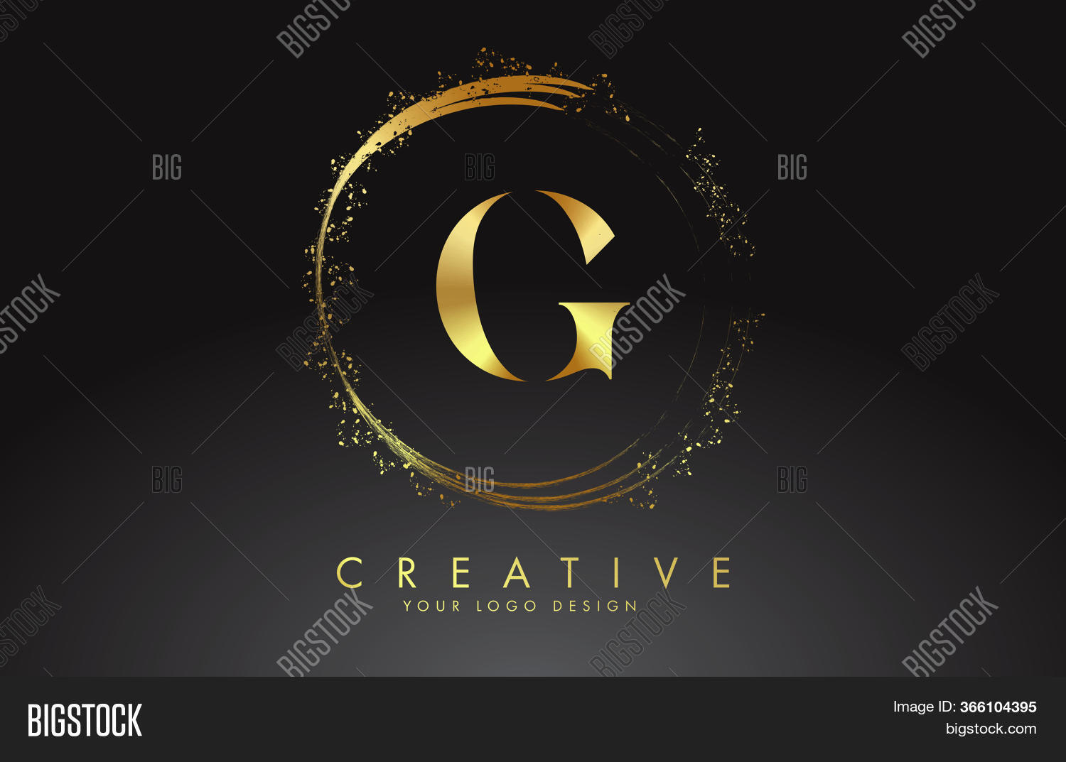G Golden Letter Logo Vector Photo Free Trial Bigstock