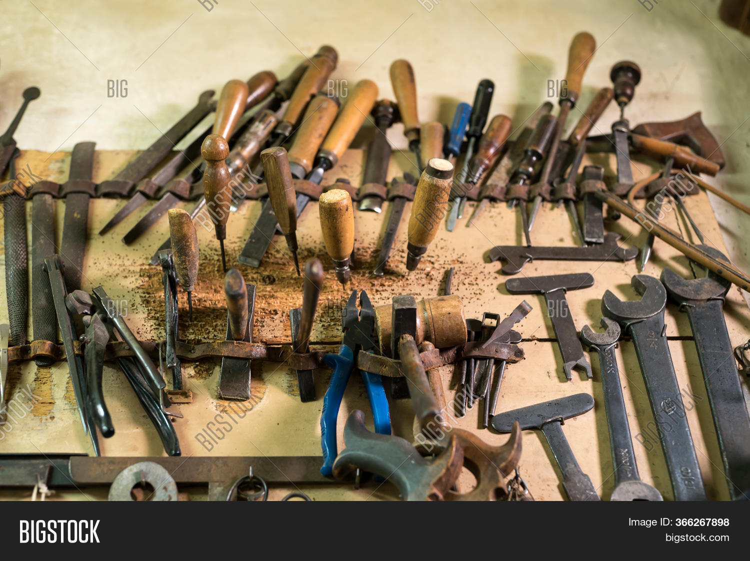 Old Craftsman Used His Image & Photo (Free Trial) Bigstock